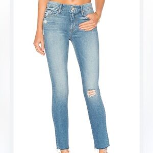 MOTHER Looker Ankle Fray